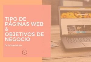 Tipos de páginas web según objetivo