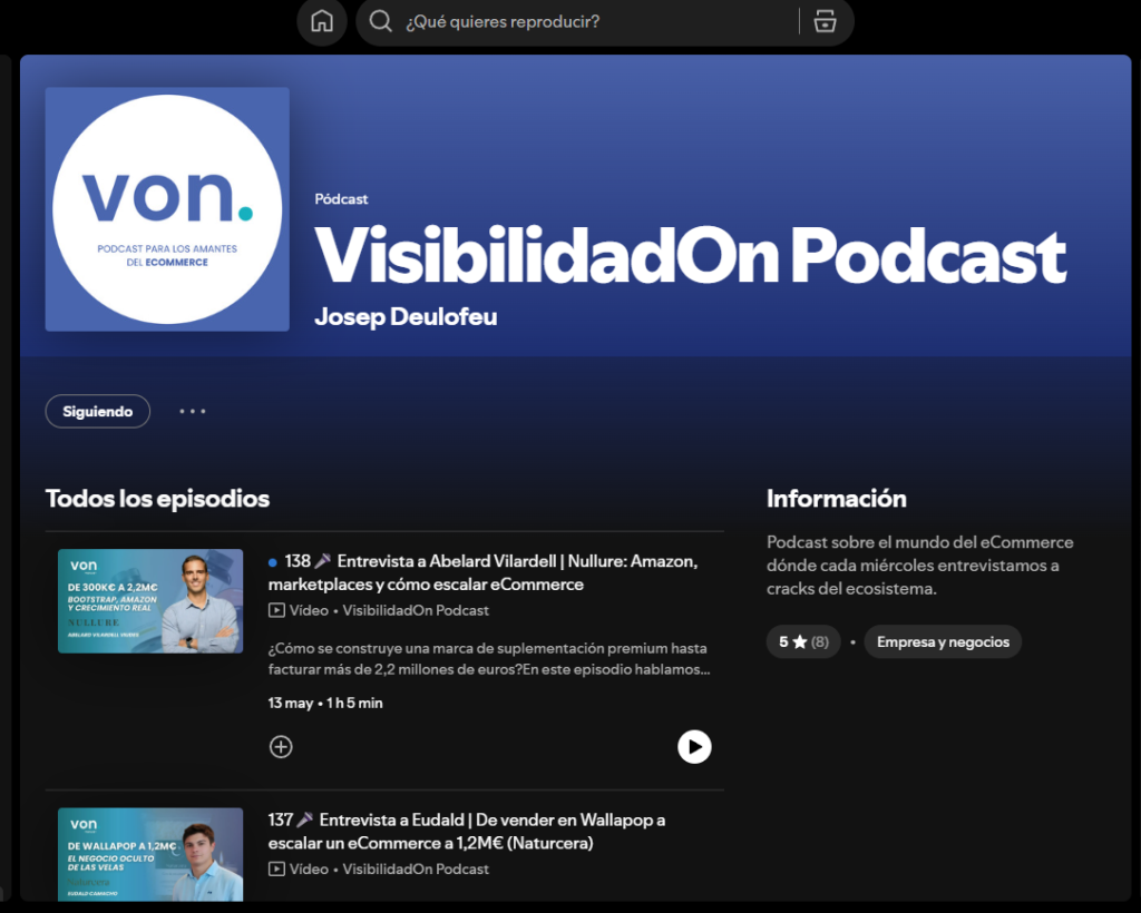 Listado de los mejores podcast sobre eCommerce